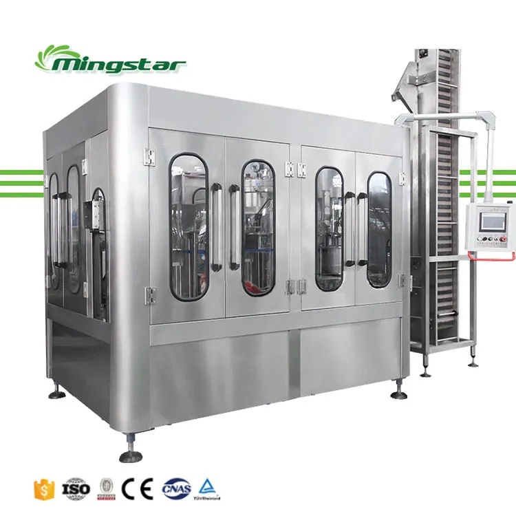 Água engarrafada enchimento e selagem máquina enchimento produção linha - Linha Produção Bebidas - foodmachtech