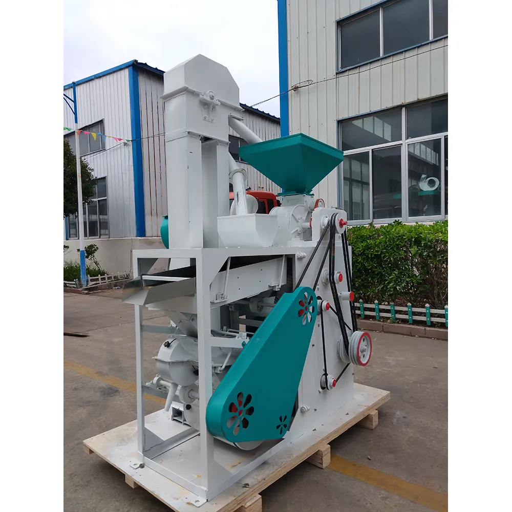 15 Toneladas Por Dia Combine Máquina De Moinho De Arroz 600-800kg Por Hora Motor Diesel Compacto Arroz Miller - Máquina trituração arroz - foodmachtech