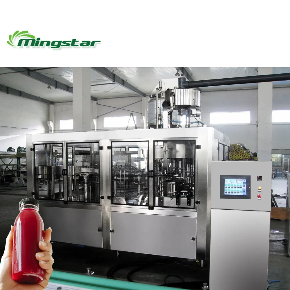 Macchina automatica per il riempimento di bevande a base di succo di frutta, - Linea di produzione della bevanda - foodmachtech