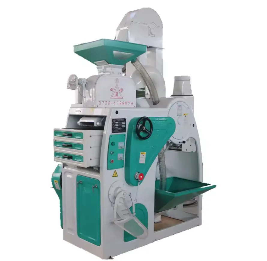 1000 kg/h MLNJ20-15 Funcional Combinado Arroz Moinho Máquina em Rural - Máquina trituração arroz - foodmachtech