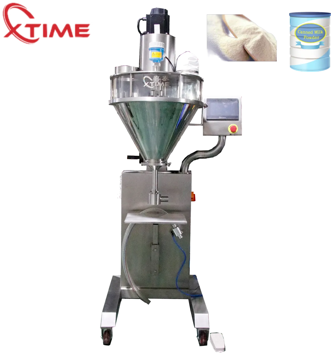 Good Quality Semi-automatic Sugar Flavoring Chocolate Powder Filling Machine - Milk Powder Filling Machine - foodmachtech