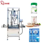 Máquina De Enchimento De Embalagem De Garrafa De Plástico Automática Tempero Proteína Café Spice Seco Em Pó Auger Filler - Máquina enchimento leite pó - foodmachtech