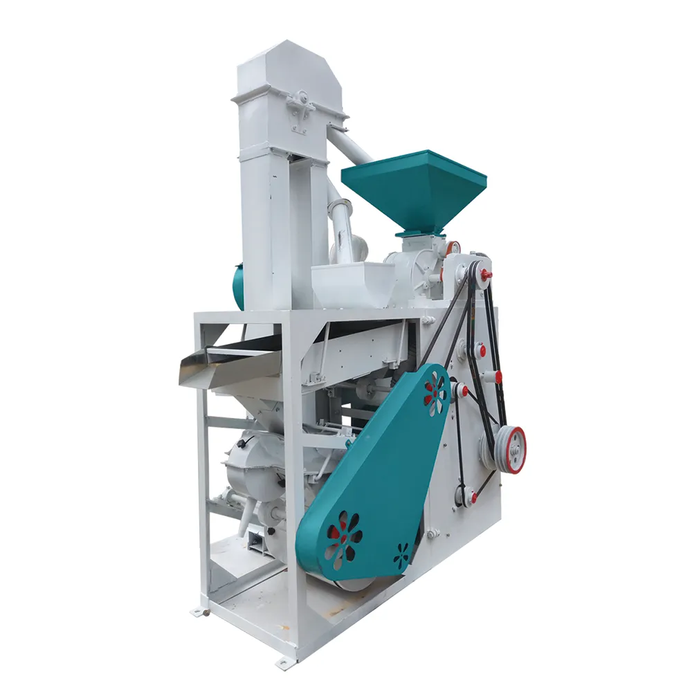 15 toneladas por la máquina 600-800kg del molino de arroz de la cosechadora del día por el arroz compacto Miller del motor diesel de la hora - Máquina de molienda de arroz - foodmachtech