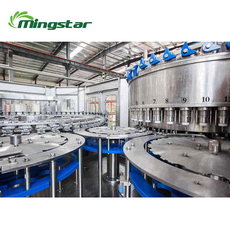 Mingstar RCGF16-16-5 Automatic Small Hot Fruit Juice Drink Filling Packing Machine Liquid Filling Machine