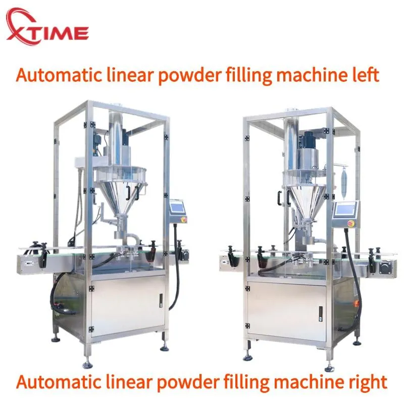 Tempero Automático Proteína Café Spice Seco Pó Auger Filler Máquina De Enchimento De Embalagem De Garrafa De Plástico - Máquina enchimento leite pó - foodmachtech