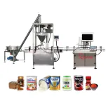 CE Factory Customizable Plastic Jar Glass Bottle 100g Automatic Chilli Powder Filling Packing Machine - Milk Powder Filling Machine - foodmachtech