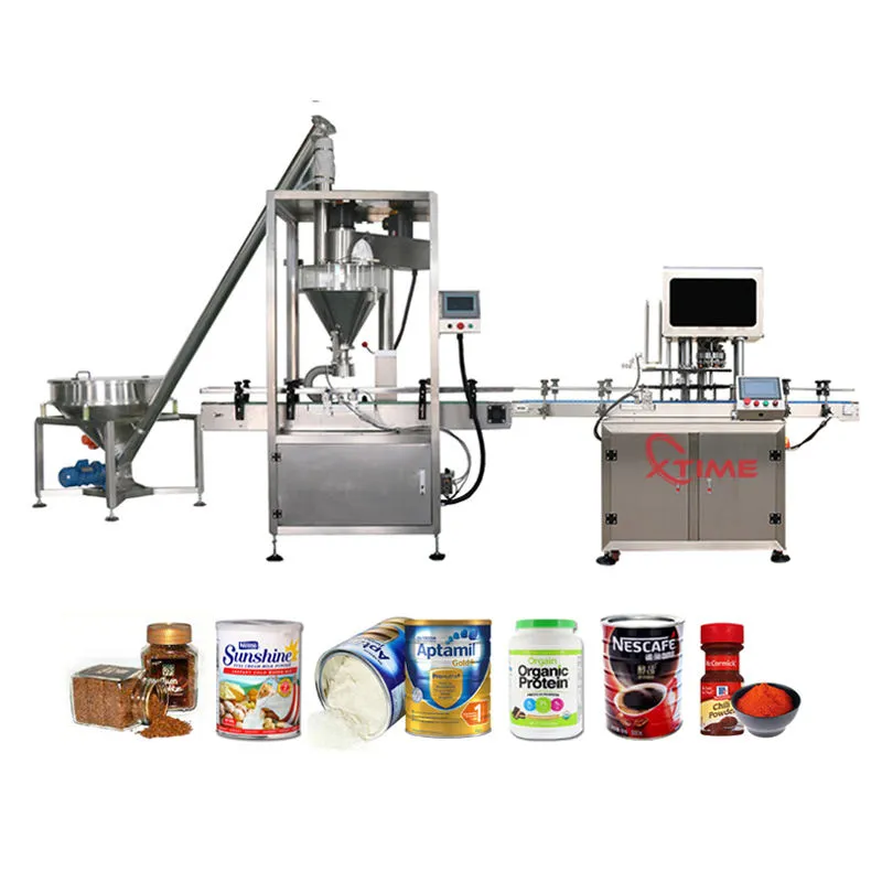 CE Factory Customizable Plastic Jar Glass Bottle 100g Automatic Chilli Powder Filling Packing Machine - Milk Powder Filling Machine - foodmachtech