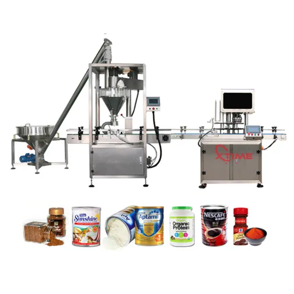 CE Fábrica Customizável Plástico Jar Garrafa De Vidro 100g Máquina De Embalagem Automática Chilli Em Pó De Enchimento