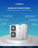 Chiller Multifuncional Controle de Temperatura e Umidade para Conservação e Armazenamento de Grãos - Refrigerador grãos - foodmachtech