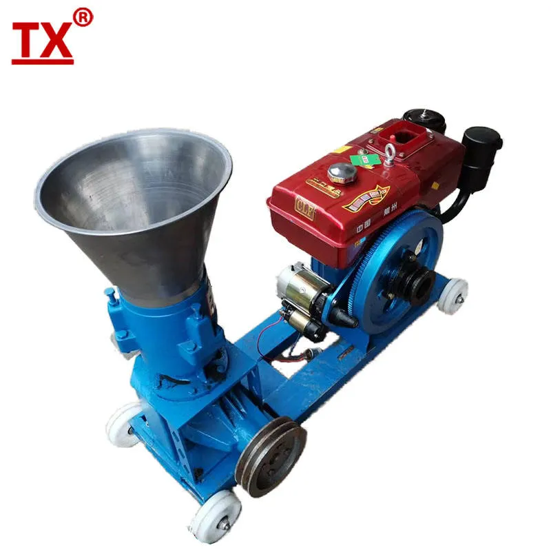 Dog Food Making Machine 120V Electric Diesel Engine Feed Pellet Mixer New for Animal Pelletizer Silage Making Machine - Pellet Feed Production Line - foodmachtech