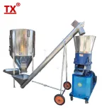 Poultry Feed Making Machine 380V Electric Diesel Engine Feed Pellet Mixer Machine New for Livestock Animal Farms Production Line - Pellet Feed Production Line - foodmachtech