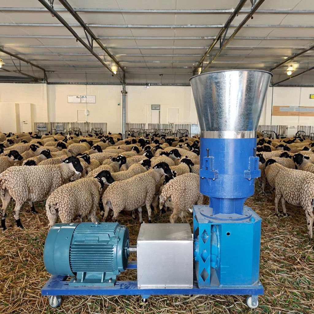 High Capacity Production Line Animal Feed Making Machine Feed Pelletizer Feed Processing Machines Pellet Making Farm
