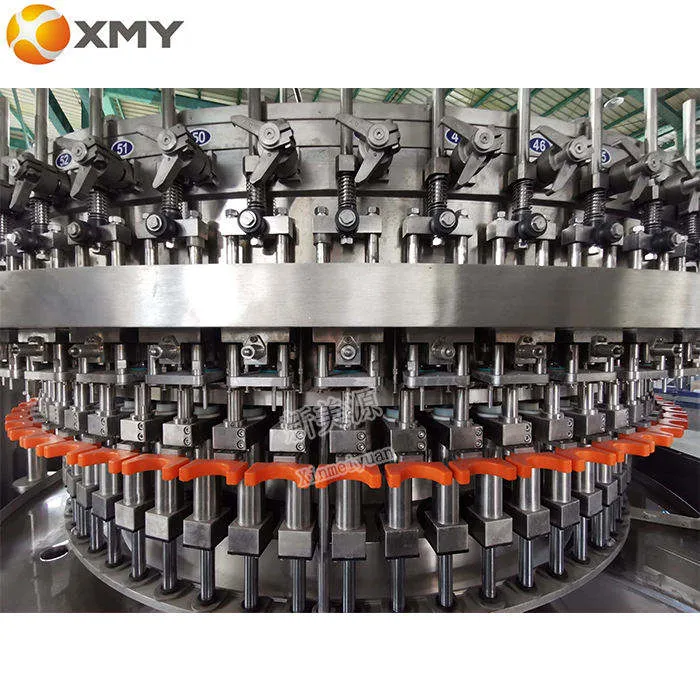 Cadena de producción carbónica del agua máquina de rellenar carbónica automática de los refrescos SUS304 - Carbonatador - foodmachtech