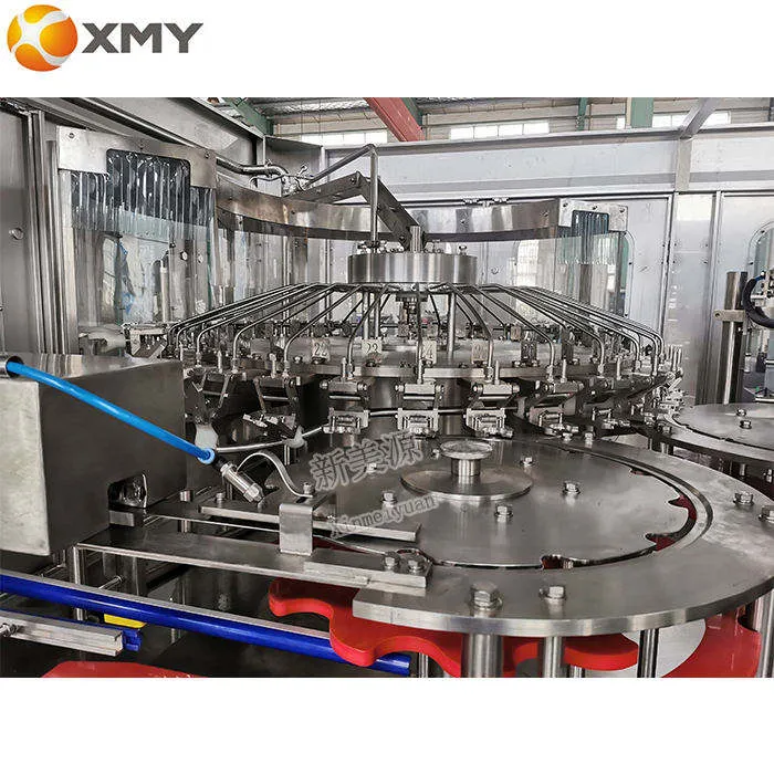 Cadena de producción carbónica del agua máquina de rellenar carbónica automática de los refrescos SUS304 - Carbonatador - foodmachtech