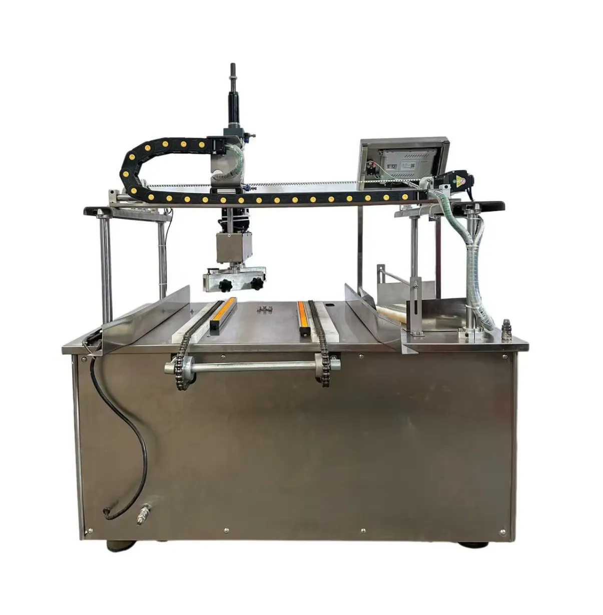 Equipamento comercial do processamento e do cozimento do alimento: máquina de escova do ovo do aço inoxidável-eficiência elevada e conveniência - Tempero Espalhador - foodmachtech