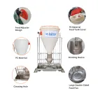 Factory Direct Selling Pig Feed Trough Double Sided Pig Feeder Pig Feeder Automatic - Feeder - foodmachtech