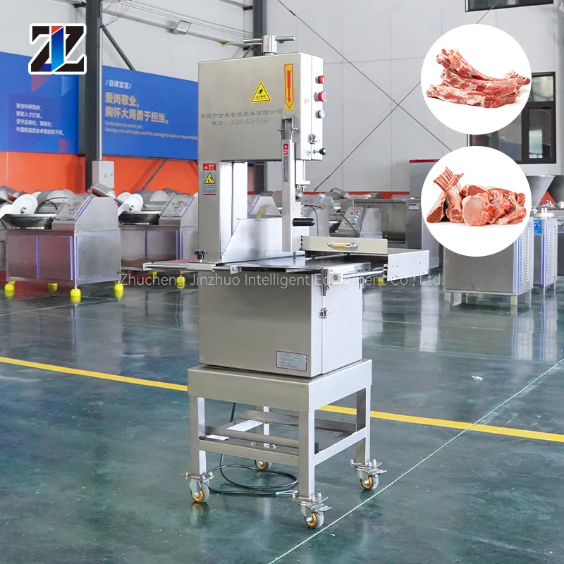 Costillas de pollo congelado y huesos de carne aserrada - Máquina de sierra de hueso - foodmachtech