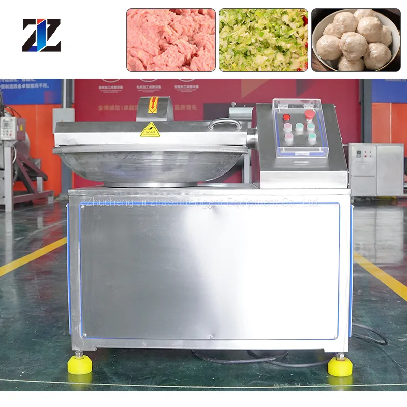Équipement de transformation de la viande 40-type hachoir mélangeur 304 en acier inoxydable épaissi - Coupe-cuvette - foodmachtech