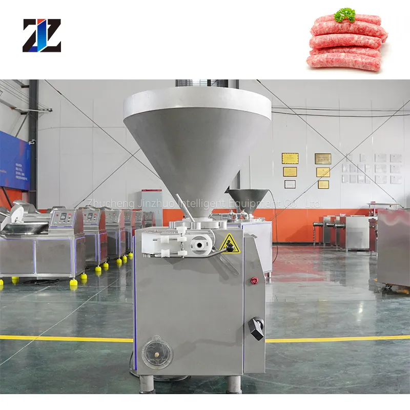 상업 소시지와 붉은 소시지 충전 생산 라인 장비 - 소시지 충전기 - foodmachtech