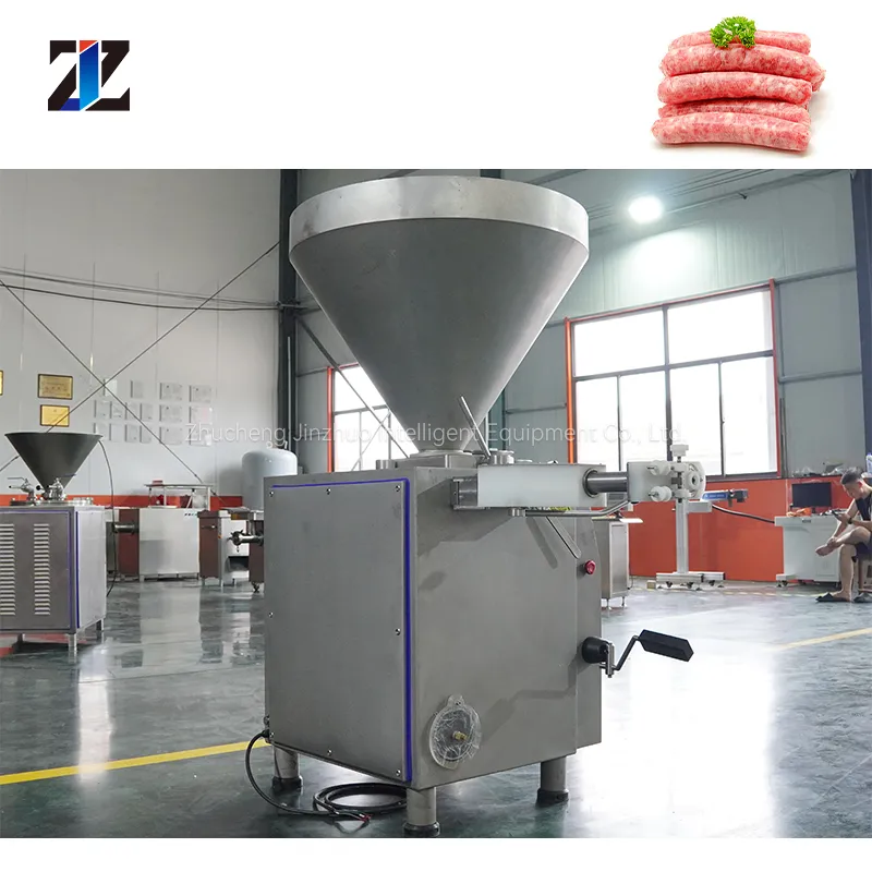 상업 소시지와 붉은 소시지 충전 생산 라인 장비 - 소시지 충전기 - foodmachtech
