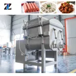 높은 용량 BX-200 진공 소시지 고기 혼합 기계 - 고기 머핑 믹서 - foodmachtech