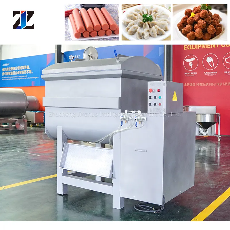 진공 충전 믹서 소시지 가공 장비 제조 업체 - 고기 머핑 믹서 - foodmachtech