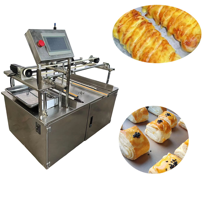 Máquina de recubrimiento de superficie de pastelería completamente automática huevo líquido y aceite de cocina máquina de recubrimiento