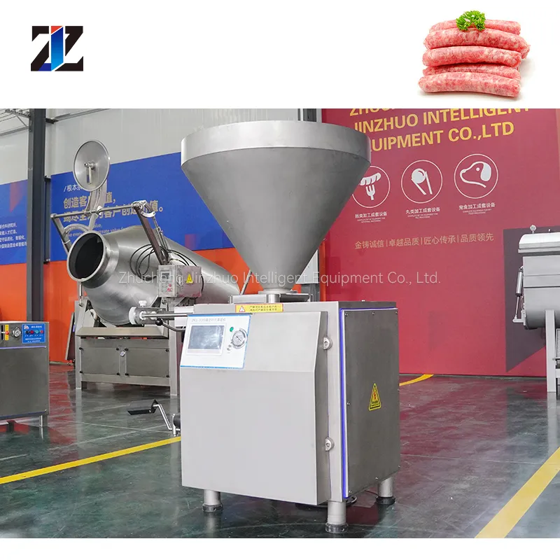 상업 소시지와 붉은 소시지 충전 생산 라인 장비 - 소시지 충전기 - foodmachtech