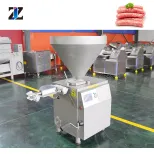 ステンレス鋼完全な食肉加工装置赤いソーセージ空気定量的な結び目とスタッフィングマシン304 - ソーセージ詰め機 - foodmachtech