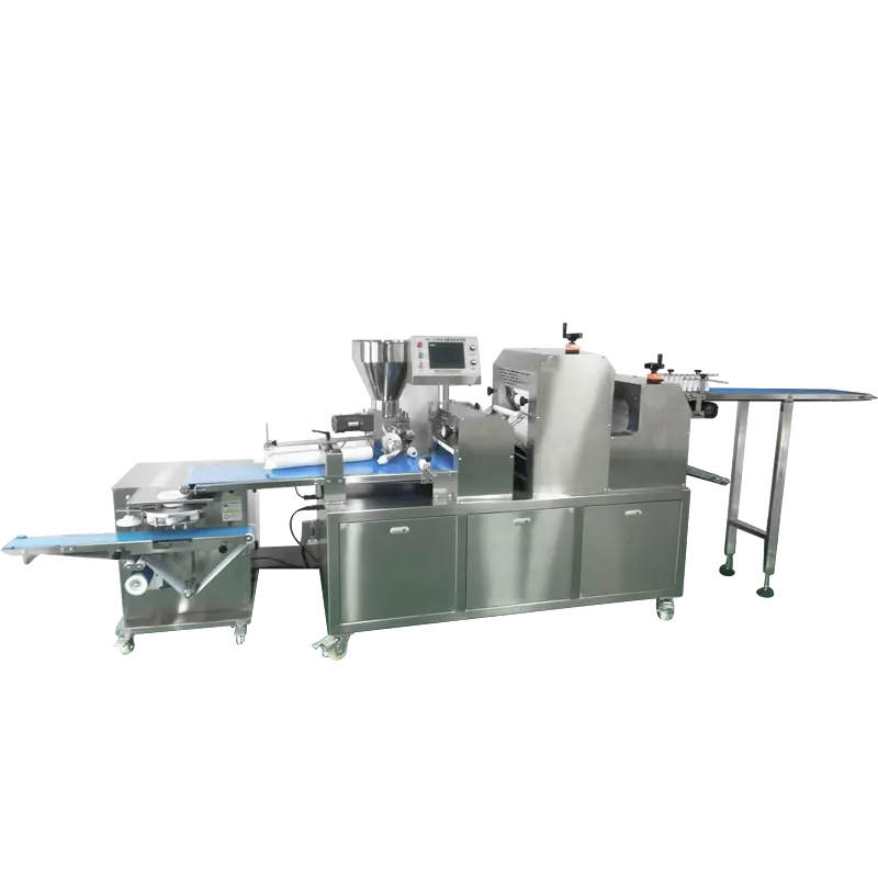 Compact Automatic Dough Sheeting, Filling & Forming Linha de Produção para Padaria & Pastry Factory - Linha De Produção De Laminação De Várias Camadas - foodmachtech