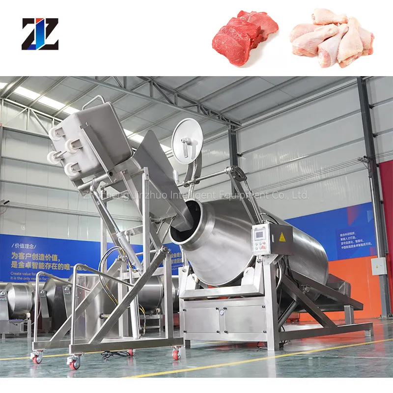 Máy cán và nâng bít tết thịt bò và thịt cừu Máy cán chân không máy ướp thịt tự động hoàn toàn - Cốc lắc - foodmachtech