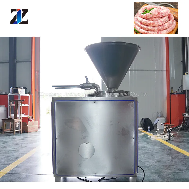 Totalmente automático enema equipo salchicha procesamiento línea de producción picadora de carne calefacción eléctrica jamón salchicha - Embutidora de salchichas - foodmachtech