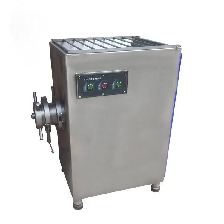 เครื่องบดและบดเนื้อแช่แข็งเชิงพาณิชย์เครื่องผสมไฟฟ้าพิเศษสำหรับการประมวลผลไส้กรอก