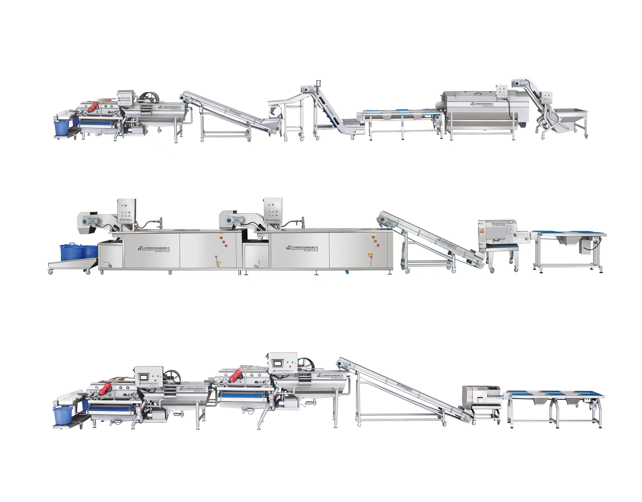 野菜洗浄生产ライン