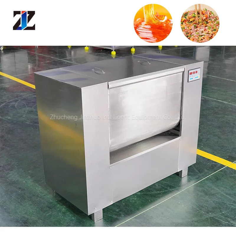 Mezclador de relleno de doble eje modelo 150 Equipo de relleno de acero inoxidable Máquina de llenado de salchichas - Mezclador de relleno de carne - foodmachtech