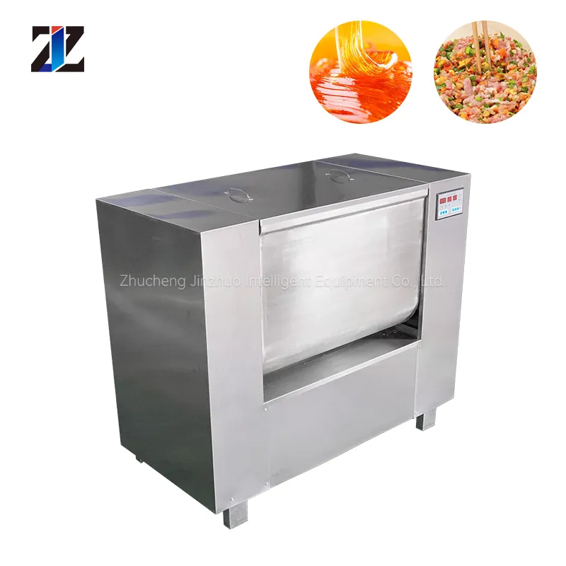 Mezclador de relleno de doble eje modelo 150 Equipo de relleno de acero inoxidable Máquina de llenado de salchichas - Mezclador de relleno de carne - foodmachtech