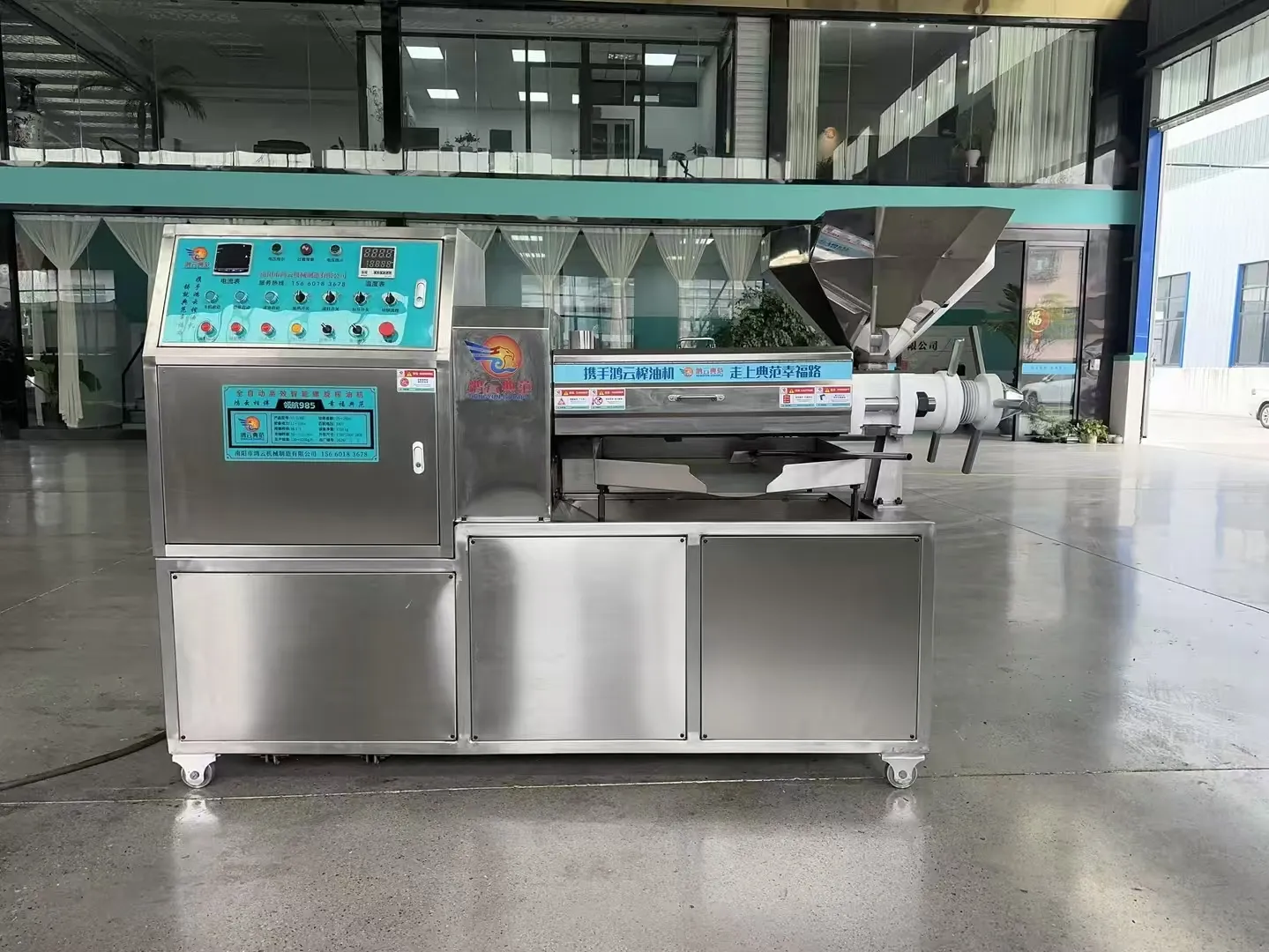 HY-6YL-TLH985 (Hot Press) Csrew óleo imprensa máquina - Parafuso óleo imprensa - foodmachtech