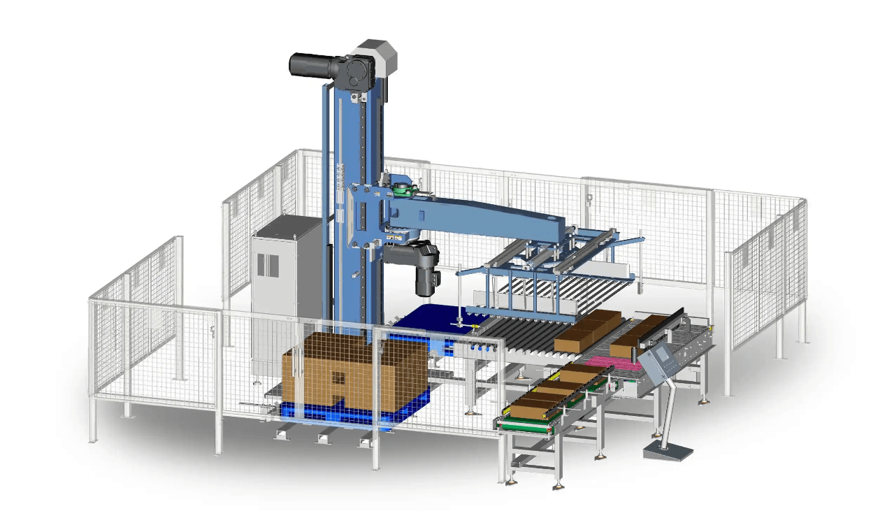 Paletizador de brazo de manivela-Flexible y de alta eficiencia