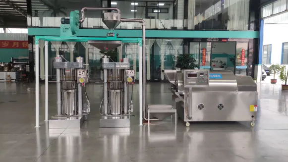 Produção do óleo gergelim Line - 2