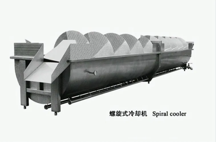 Enfriador previo del espiral del pollo de LQJ/B - Plataforma de descarga - foodmachtech
