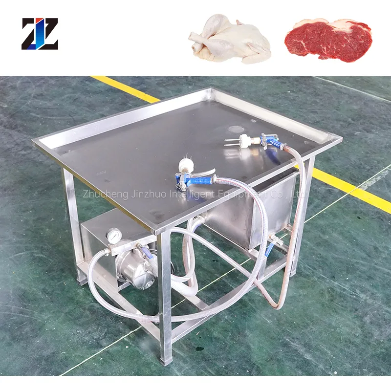 닭고기와 쇠고기 수동 소금물 양념 기계 용 소금물 인젝터 기계 - 식염수 주입 기계 - foodmachtech