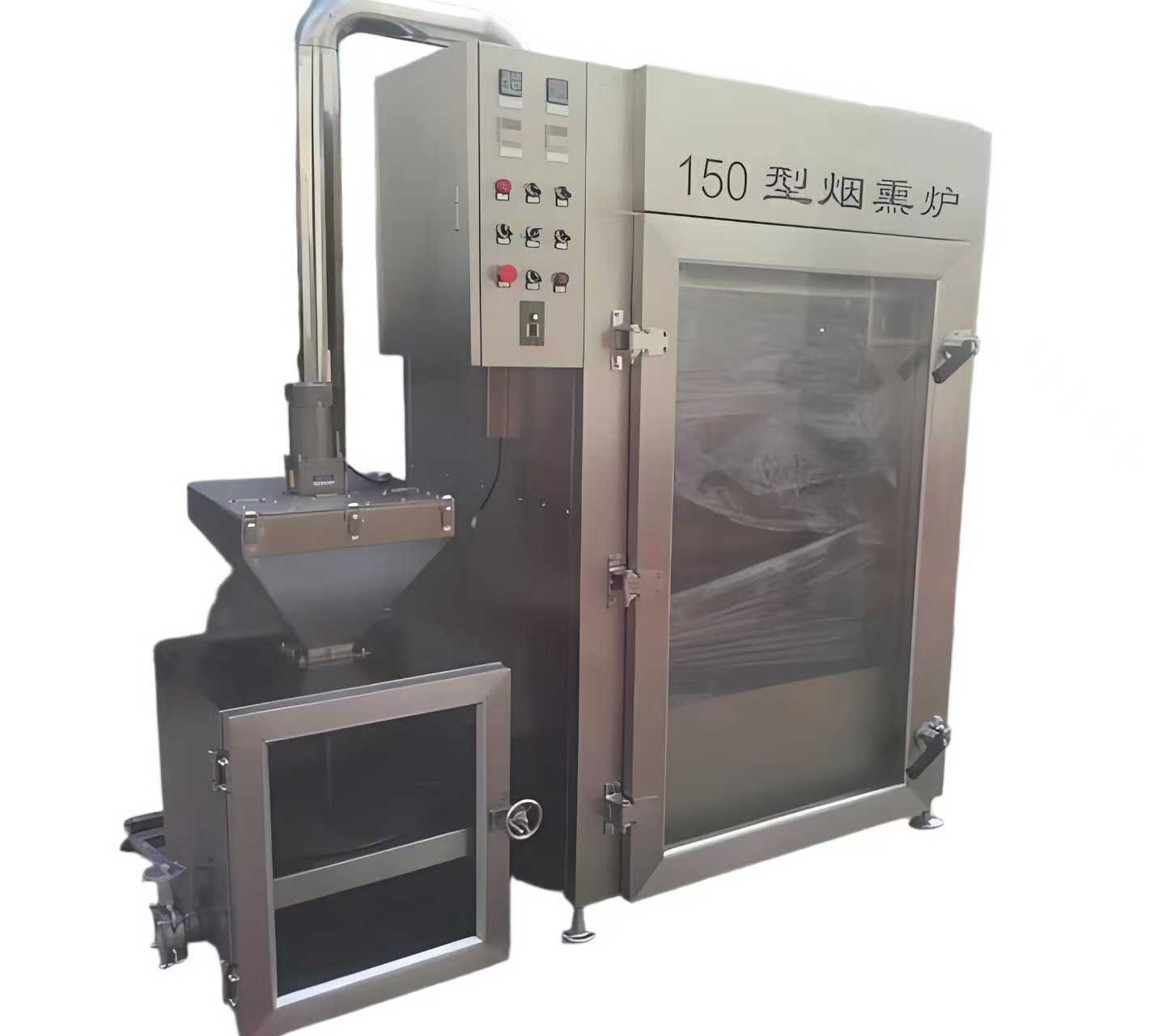 อุปกรณ์สูบบุหรี่สแตนเลสเชิงพาณิชย์ห้องสูบบุหรี่เฉพาะสำหรับเนื้อสัตว์ปลาและไส้กรอก