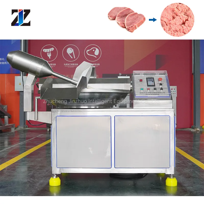 Commercial 80-type hachoir à légumes Haute vitesse hotpot boulette mélangeur Saucisse remplissage émulsifiant équipement 304 en acier inoxydable - Coupe-cuvette - foodmachtech
