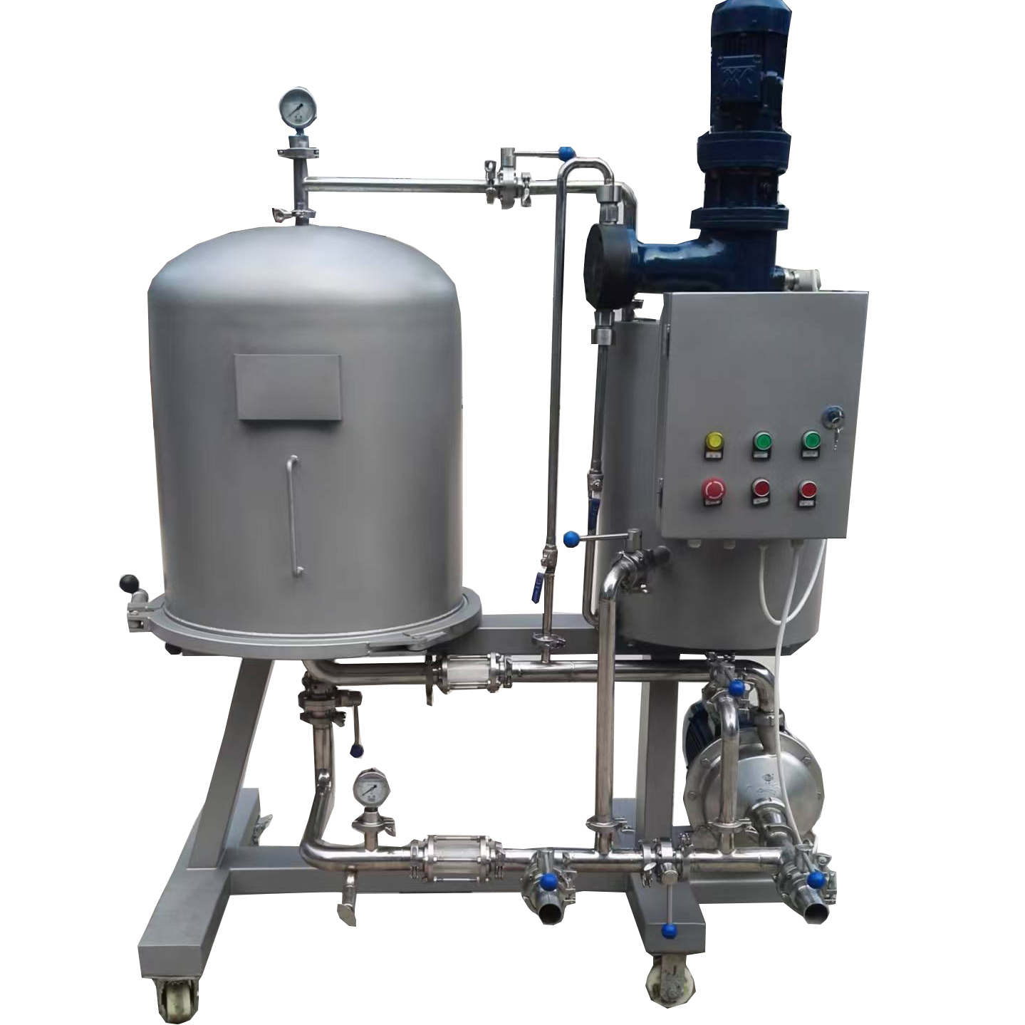 半自動珪藻土ディスクフィルター