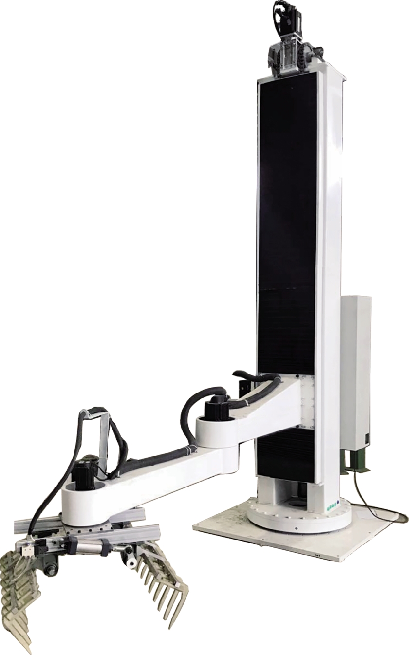 Cartón inteligente que paletizado manipulador