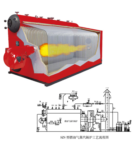 SZS Series Oil and Gas Fired Condensing Steam Boiler4