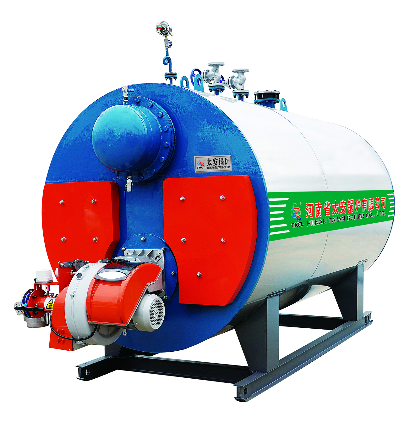 ガスと油焚きスキッドマウント蒸気ボイラー