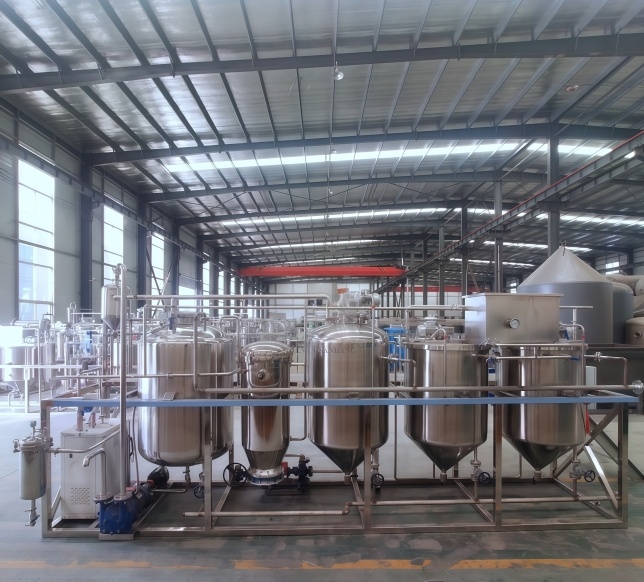 500KG degumming deacidification decolorization and deodorization oil refining equipment