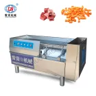 Máquina de corte de carne multifuncional de grado industrial puede picar setas de pollo y tofu seco - Máquina de corte de cubo de carne - foodmachtech