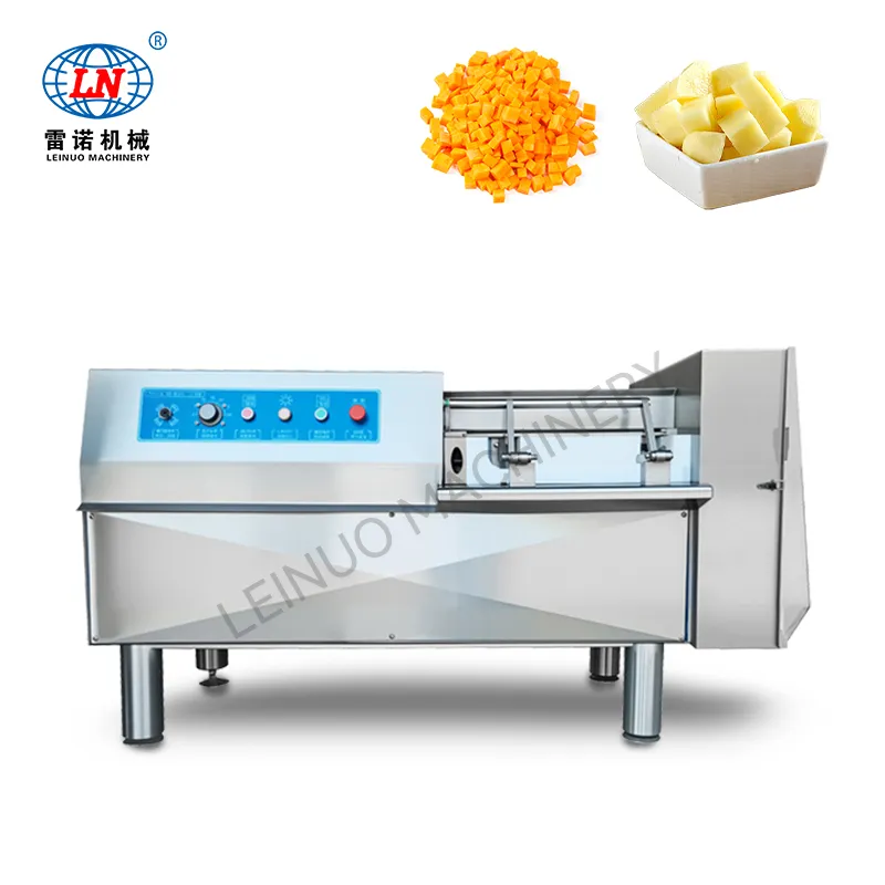 Máquina de corte de carne multifuncional de grado industrial puede picar setas de pollo y tofu seco - Máquina de corte de cubo de carne - foodmachtech